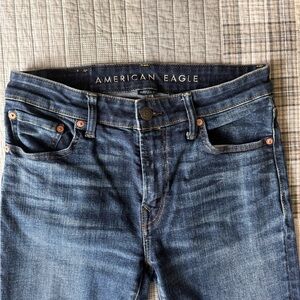 American Eagle Outfitters Blue Slim Straight Jeans Men 30x32